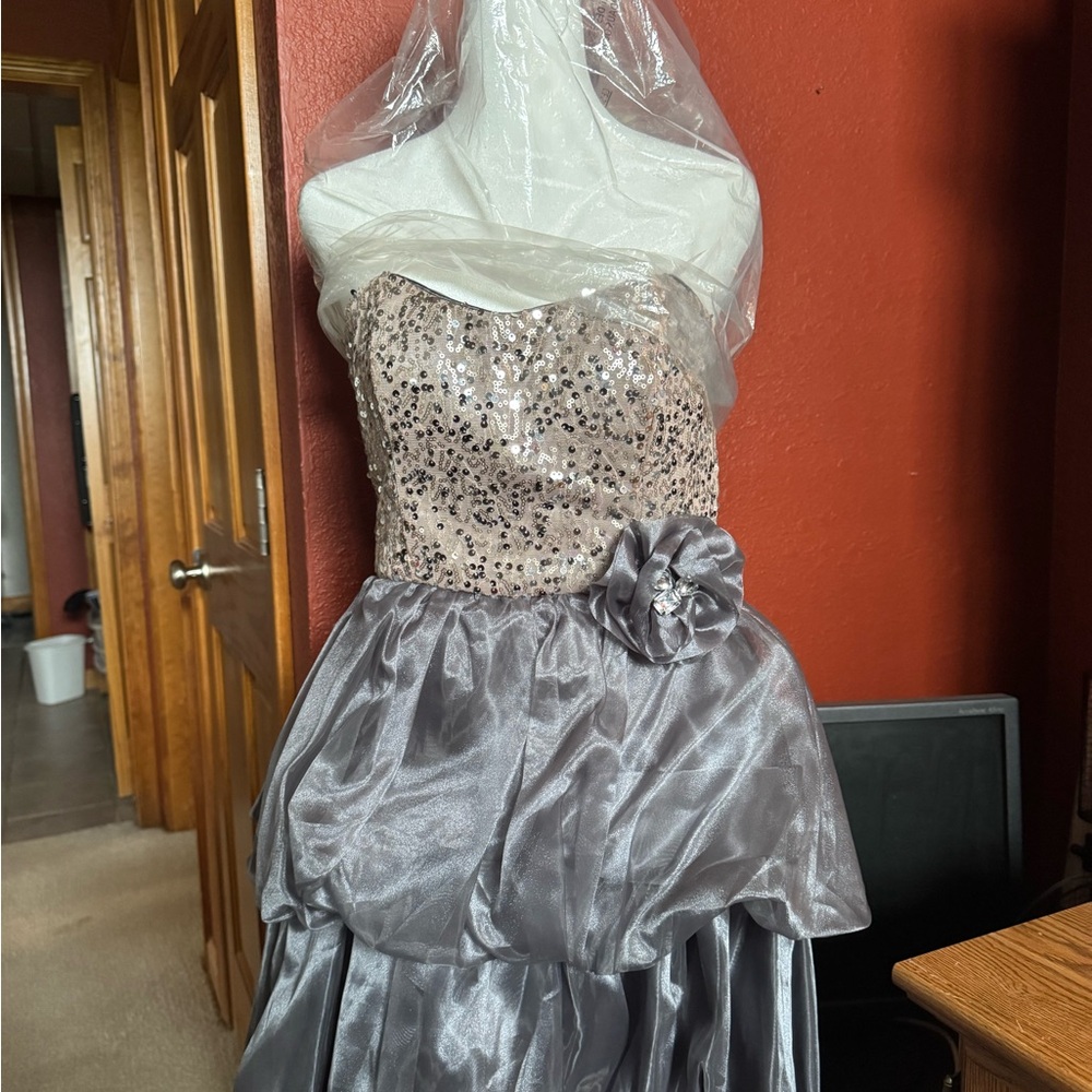 Bubble Hem formal dress
